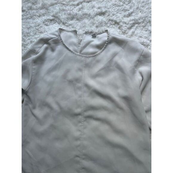 Uniqlo Long Sleeve Chiffon Work Career Blouse size S - Picture 1 of 3